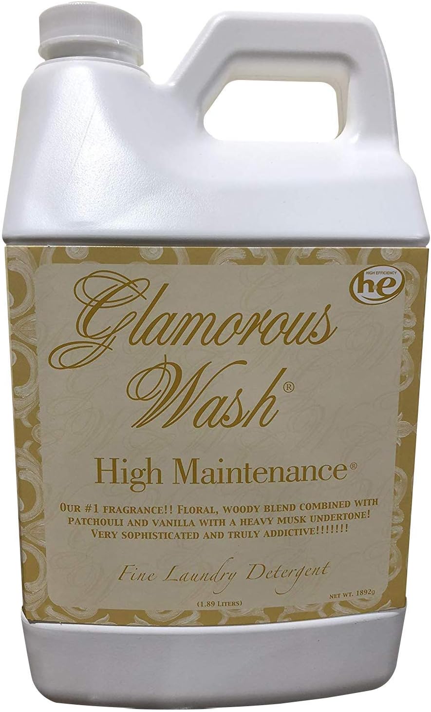 Tyler Candle Co High Maintenance Glamorous Wash 64oz Floral, Patchouli, Vanilla, Musk