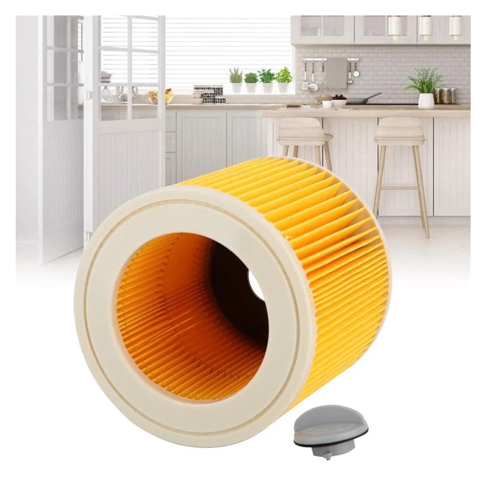 Filtro compatibile for aspirapolvere Karcher WD WD2 WD3 WD1 MV2 MV3(2pcs)