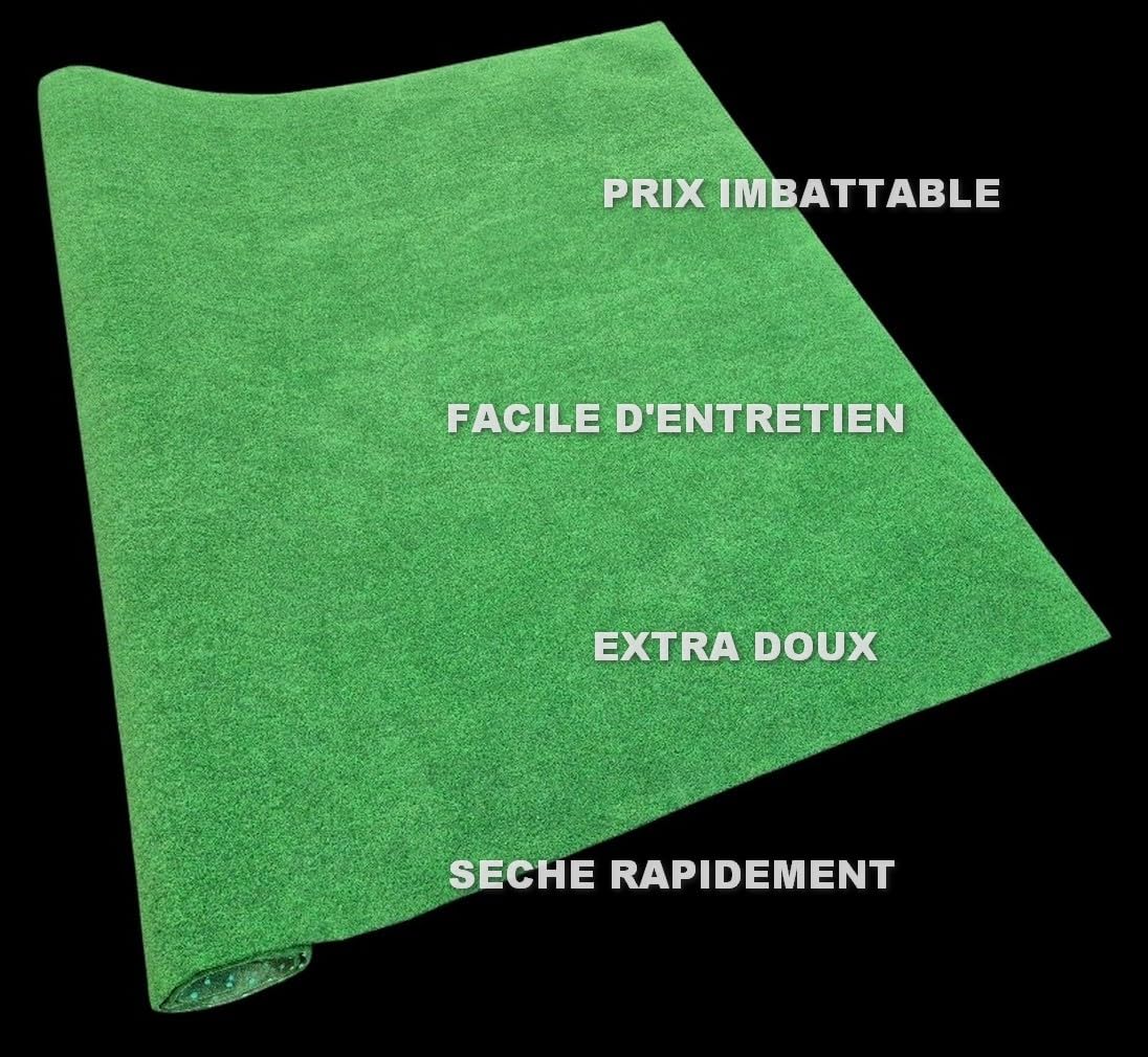 Hoogwaardig kunstgras voor buiten en binnen | Afmetingen naar keuze | Tapijt type kunstgras - Tuin terras, zwembadtoren, golfgroen (200 x 400 cm, natuurlijk getroffen gazon