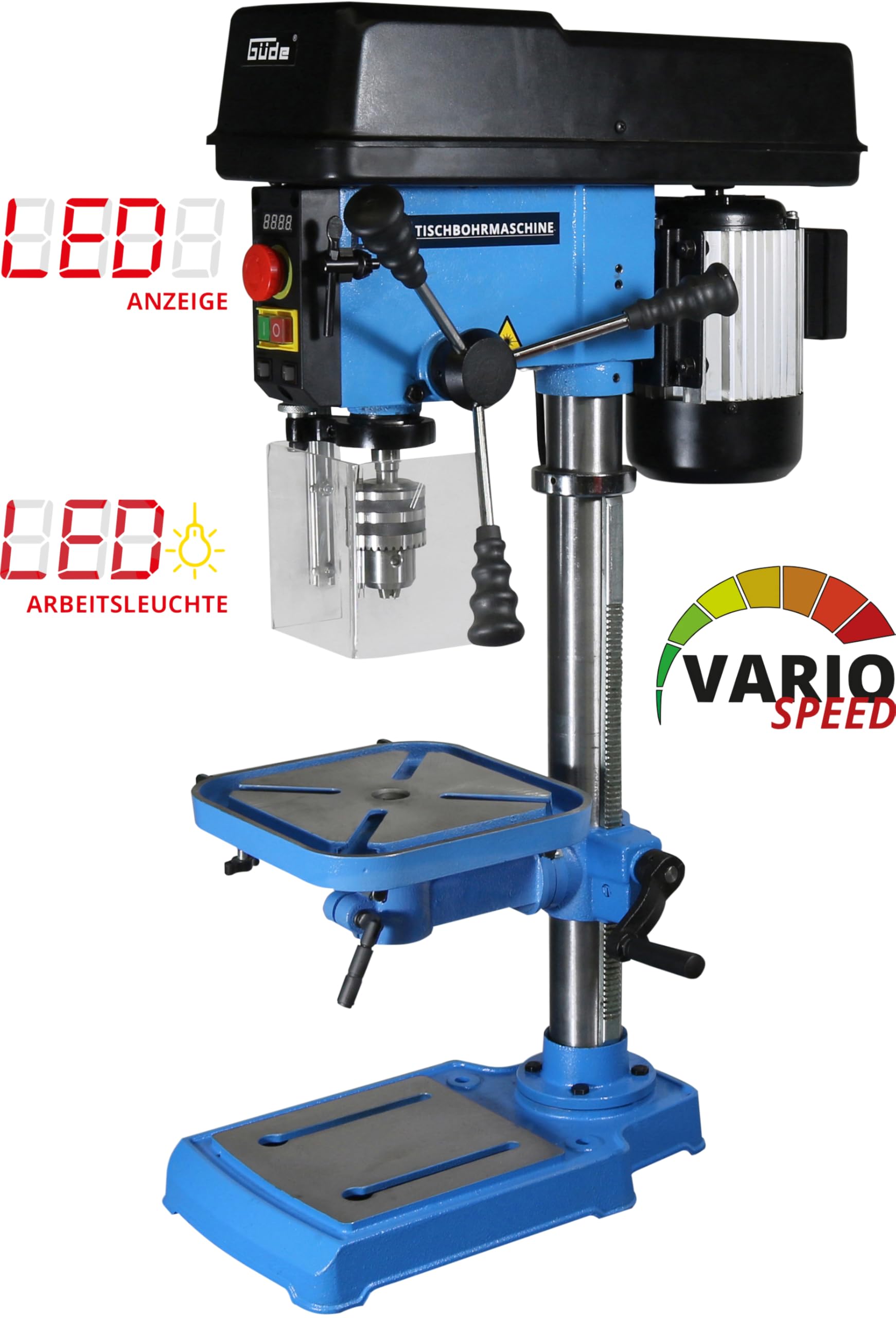 Güde Tischbohrmaschine Standbohrmaschine Gtb16/500 Vario # 55220