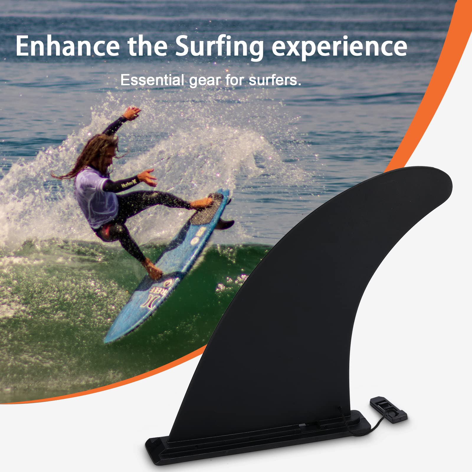 Surfboard Finne, Surfbrett Finne Wasserabscheider, Flossen Ersatz Zubehör Geeignet für Surfbretter, Paddle Board, Kanu