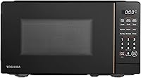 Vista 1 de TOSHIBA Horno microondas pequeño con 11 niveles de potencia, ChefDefrost, sonido de encendido/apagado y modo Eco, 0.7 pies cúbicos / 700 W
