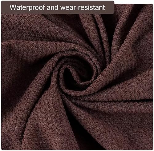 Miniatura 7 de Genina Seat Covers for Dining Chairs Cover 100% Waterproof Dining Room Chair Seat Covers Kitchen Chair Covers (6 PCS, Black)