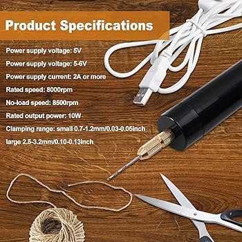 11 Pcs Hand Drill For Resin Molds Spiral Hand Drills Mini Hand Drill