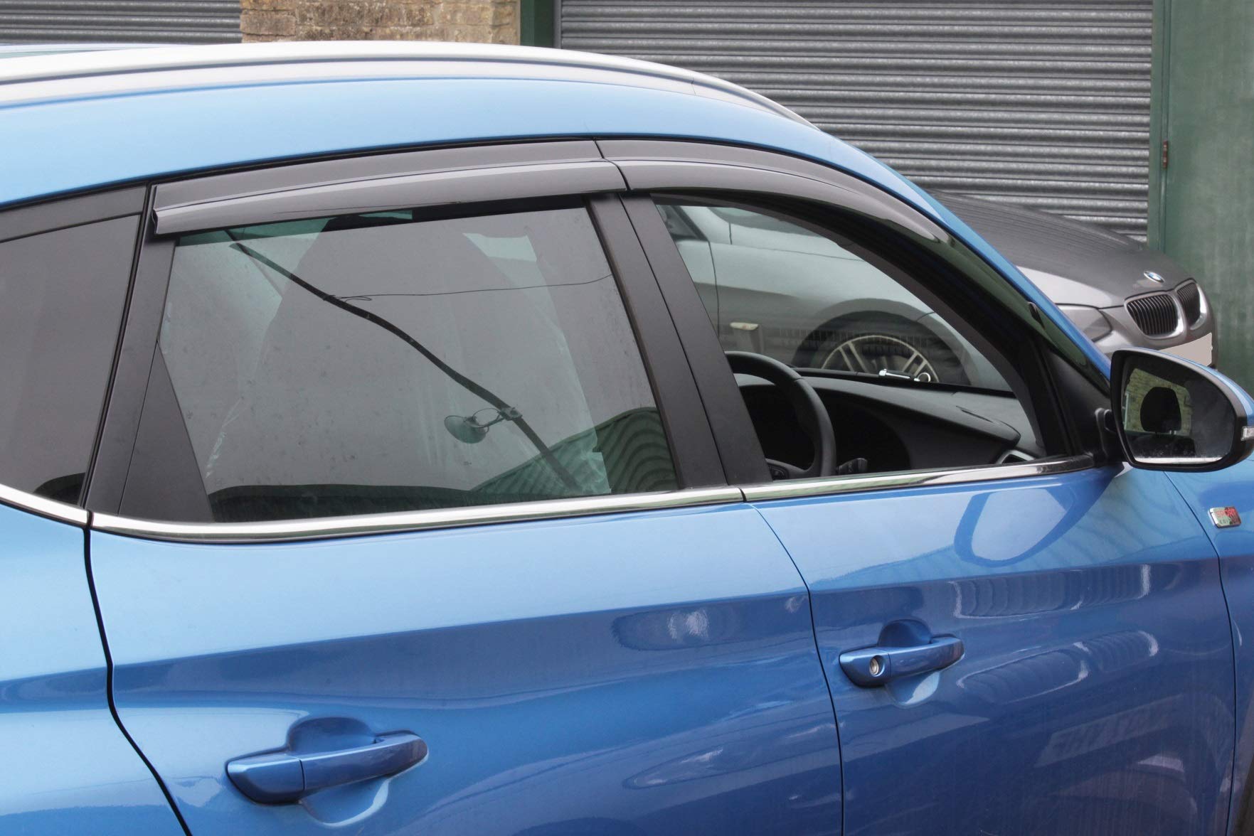 AUTO CLOVER Juego de deflectores de viento para Hyundai Tucson 2015-2020 (4 piezas)