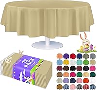 Vista 27 de Mantel de plástico de alta calidad - 54 in. x 108 pulgadas. Grandipity - Mantel rectangular (6 y 12 unidades), Agua (Aqua)