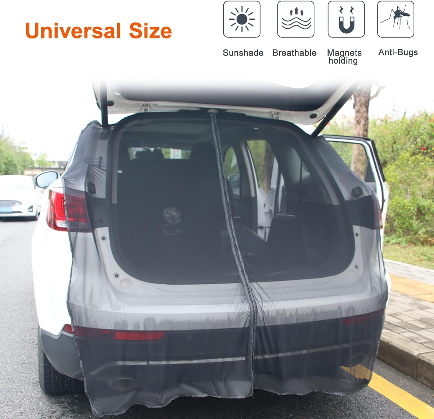 Car Trunk Bug Screen for 2016-2022 Lexus RX (RX350/RX450h), Breathable Magnetic Car Screen for Tail Gate Hatch Durable UV Protection Breathable Camping Gear