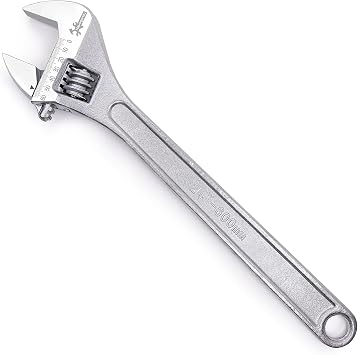 Navegando 24 Inch Large Heavy Duty Adjustable Wrench, 2.36 Inch Big Jaw Opening, High Titanium Steel Forged Industrial Long Handle Wrench for Automotive, Construction, Farm Repair