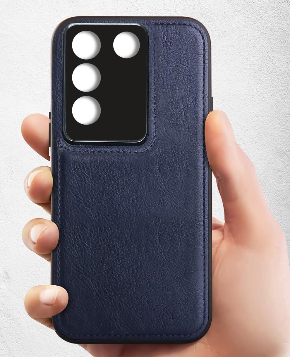 Excelsior Premium PU Leather Back case Cover with 360 Degree Full Body Protection | Shockproof for Vivo V27 | V27 Pro 5G (Blue) (B0CXMJTW9S) Amazon Price History, Amazon Price Tracker