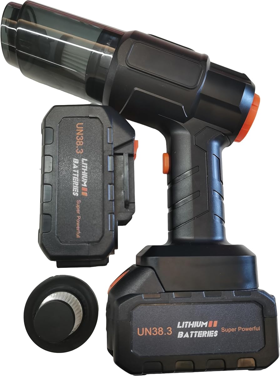 Car Vacuum Portable Cordless for Car(Ink Black)