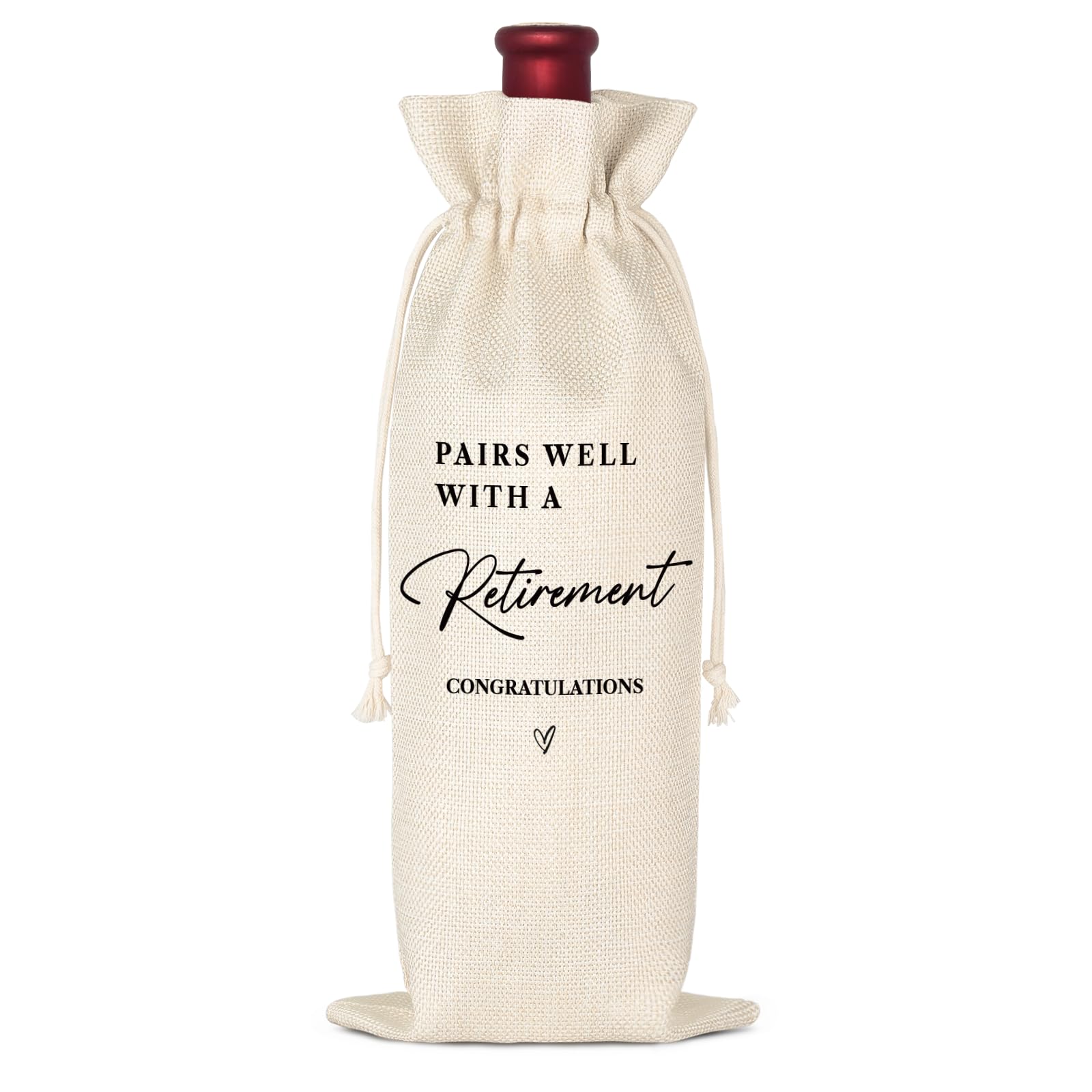 Cylitmer Retirement Gifts for Women Men 2026, Happy Retirement Wine Bag