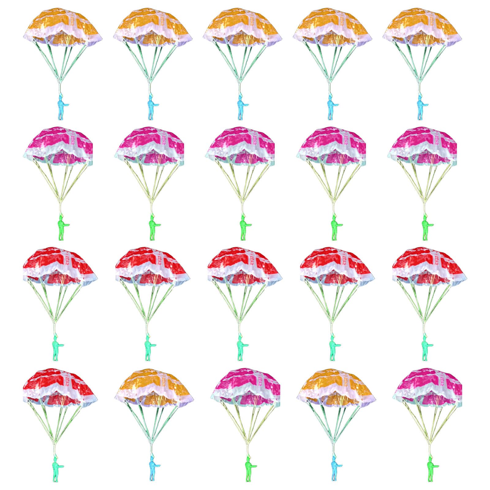 Parachute jouet pour enfant à lancer ou à larguer d'avions R/C