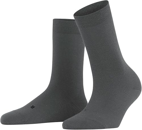 FALKE Stabilizing Wool Everyday W So lana lisos 1 par, Calcetines Mujer, Gris Pl