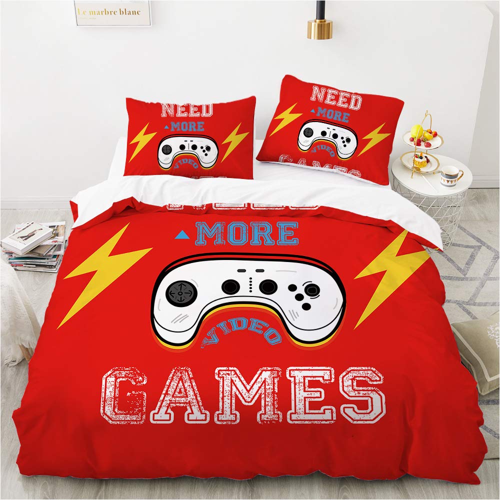 Homemissing Beddengoedset voor jongens en meisjes, gameped