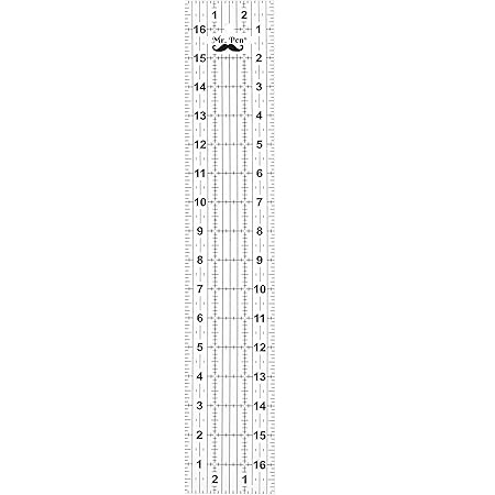 Amazon.com: Fiskars 12-87567097J Acrylic Ruler, 3-Inch by 18-Inch