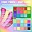 UCANBE Colorful Eyeshadow Palette Makeup Set, 2pcs 15 Shades Matte Shimmer Vibrant Neon Rainbow Pastel Eye Shadow Pallet with Soft Double Ended Brush, Summer Vibe Pigmented Blendable Eye Make Up Kit