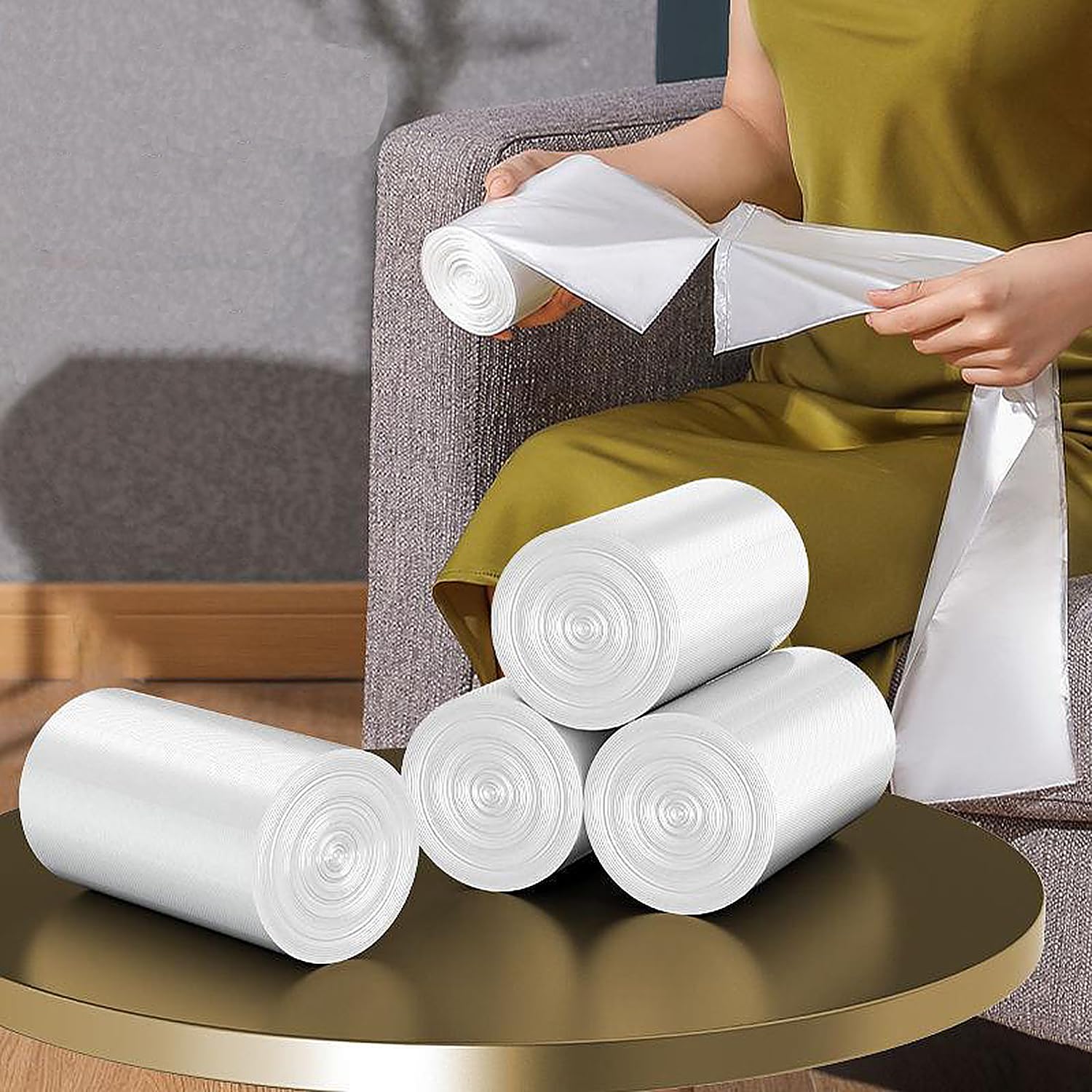 Melitta, Sacchetti Per La Spazzatura, Con Laccetto Elastico, 60 Litri - Foto 2