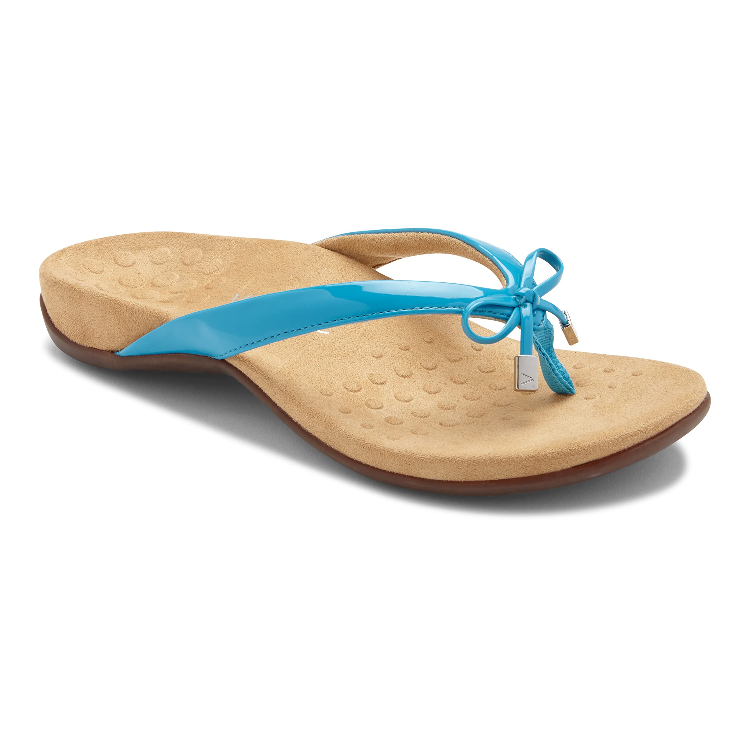 Vionic Women's Rest BellaII Toepost Sandal Blue 7.5W US