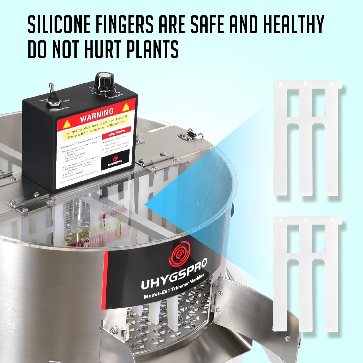 16inch Electric Bud Trimmer - Visual Cutting Leaf Trimmer with Brush-Less Motor for Hydroponic Trim Twisted Spin Cut Plant Bud Leaf & Flower