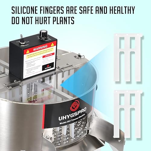 Vista 4 de UHYGSPRO 16inch Electric Bud Trimmer - Visual Cutting Leaf Trimmer with Brush-Less Motor for Hydroponic Trim Twisted Spin Cut Plant Bud Leaf & Flower