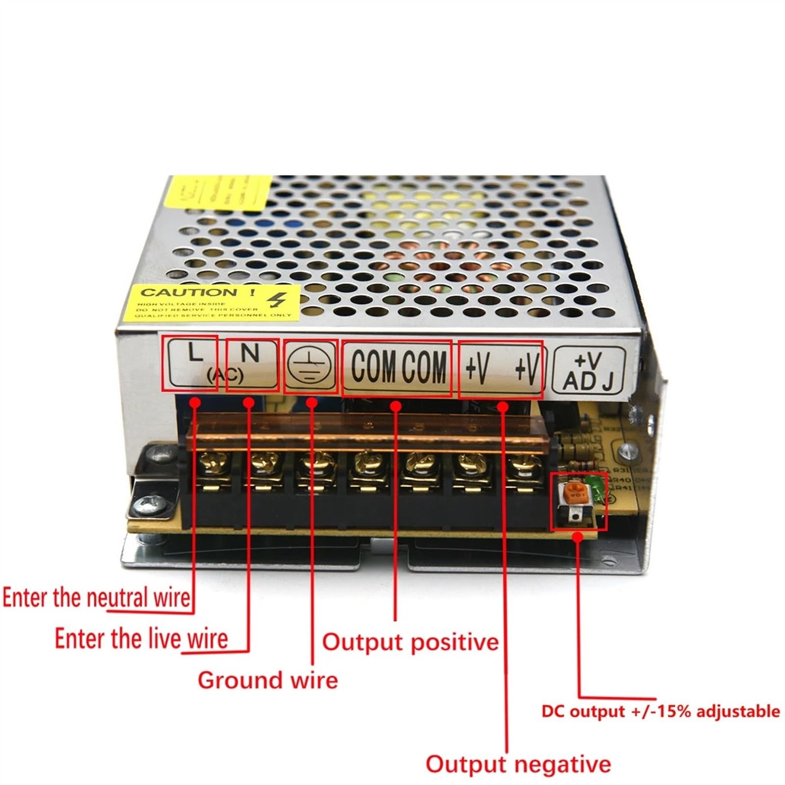 Adattatore driver LED alimentatore stabilizzato CC trasformatore di illuminazione 5V 12V 25W for alimentatore CC a strisce LED(12V25W)
