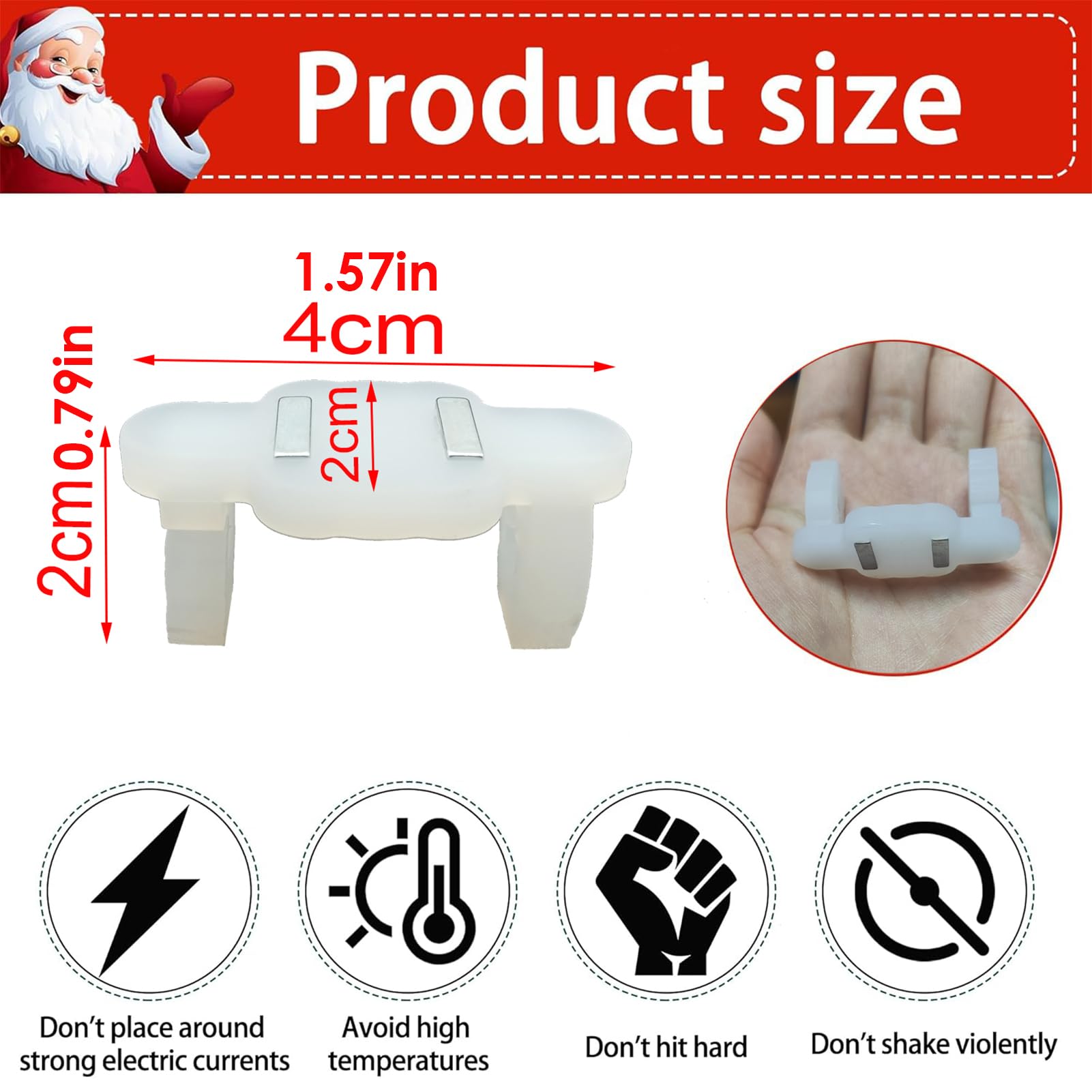 Ganchos Para Luces De Navidad Para Canalones 50 Piezas Ganchos Magnéticos