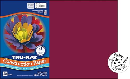 Miniatura 27 de Tru-Ray® Papel de construcción, 12.0 in x 18.0 in, 50% reciclado, azul atómico, paquete de 50