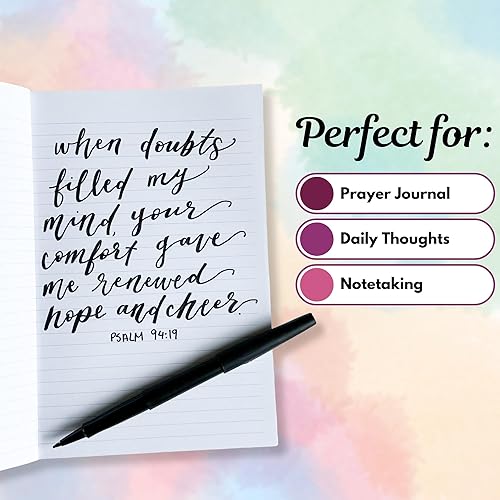 Miniatura 6 de Diario bíblico para mujeres, regalos cristianos para mujeres, diario de oración, diario bíblico para estudio bíblico, diario de gratitud, 8.5 x 5.5