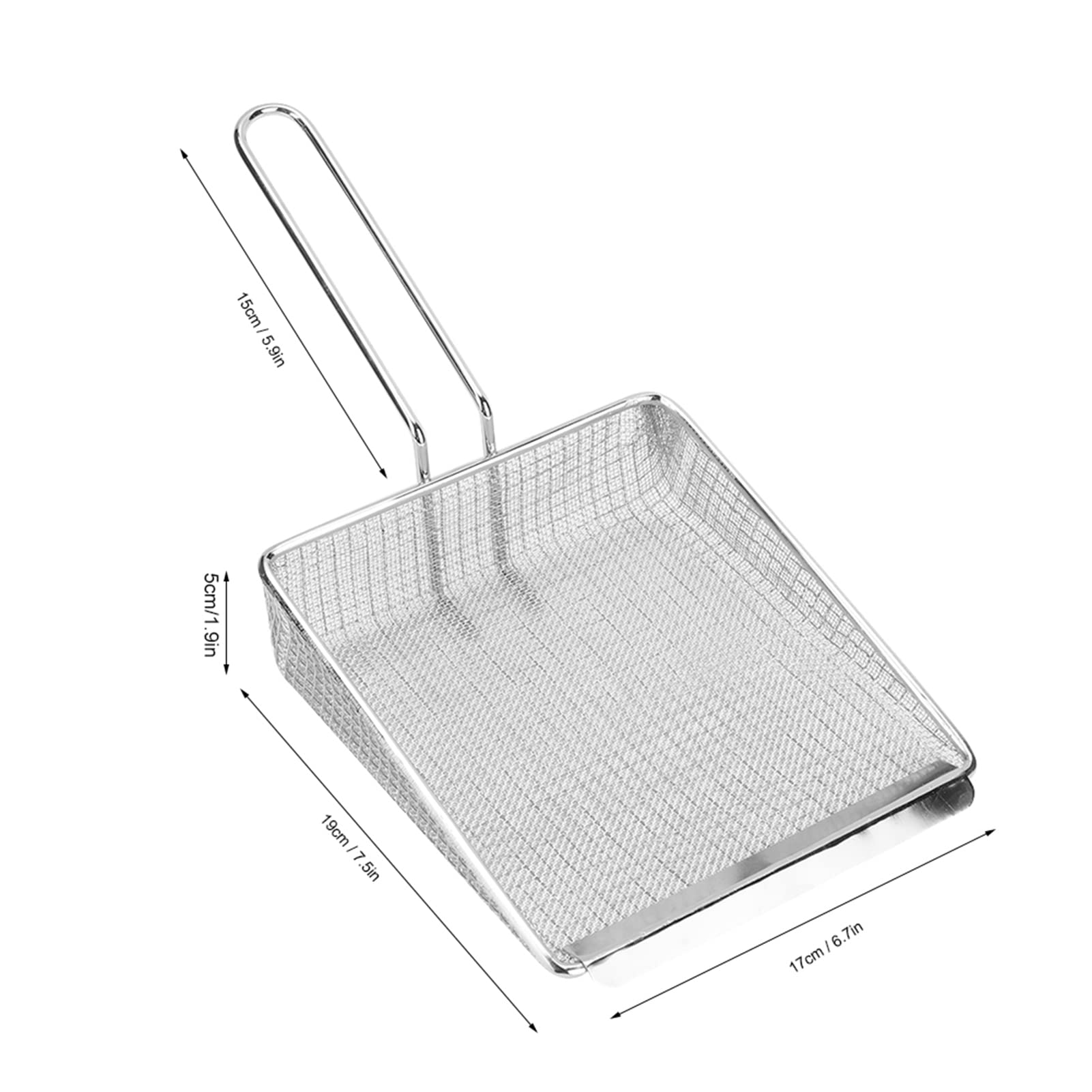 Pelle à frites multifonctionnelle, facile d'utilisation, durable et résistante à la chaleur. Idéale pour filtrer les aliments frits, pratique pour une utilisation quotidienne en cuisine.