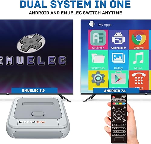 Miniatura 3 de Kinhank Retro Game Console 256GB, Super Console X PRO Built-in 117,000+ Games, Video Game Console Systems for 4K TV HDAV Output, Dual Systems (256G)