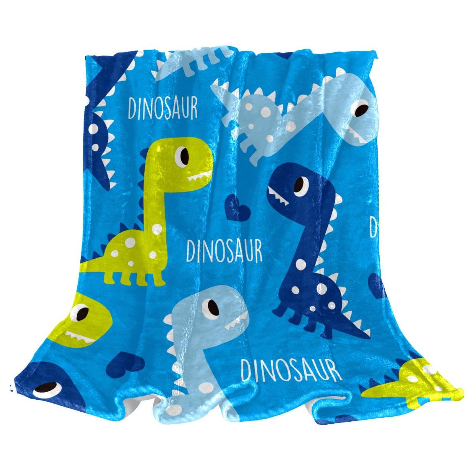 Couverture polaire dinosaure microfibre plaid chaud jeté de canapé 150x100