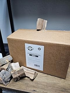 All Natural Apple Wood Chunks - 840 Cu. in. Apple Wood Chunks for BBQ Grilling and Barbecue Smoking