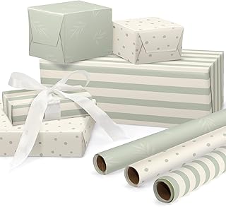 ZICOTO Beautiful Gift Wrapping Paper Rolls for All Occasions - Set of 3 ...