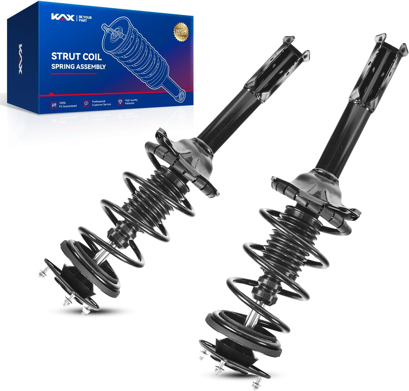 KAX Front Struts and Shocks Complete Assembly with Coil Spring for 2004-2006 Scion xB, 2004-2006 Scion xA, Amortiguadores Delanteros Replaces OE#: 172245 * 2
