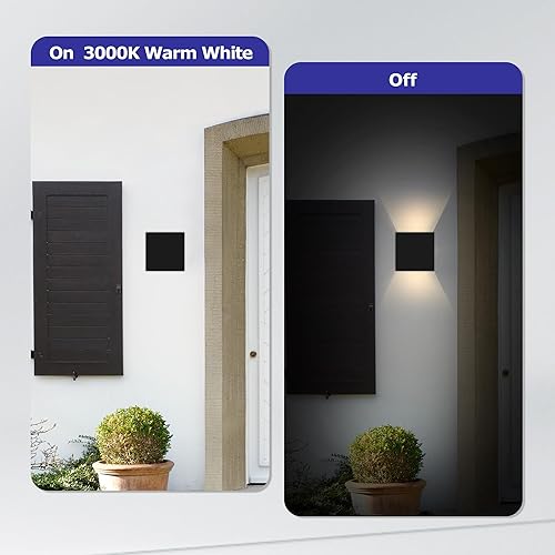 Miniatura 3 de Inowel Lámpara de pared LED de arriba y abajo para exteriores, lámpara de montaje en pared, moderna, lámpara de iluminación de pared, lámpara de