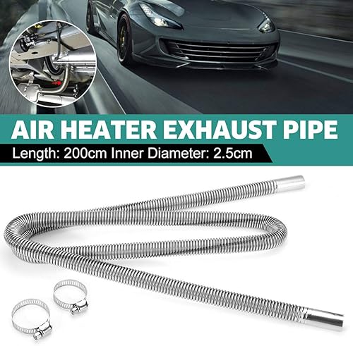 Miniatura 2 de Tubo de escape de acero inoxidable de 1" para aparcamiento, calentador de aire, tanque de combustible, manguera de ventilación de gas diésel,