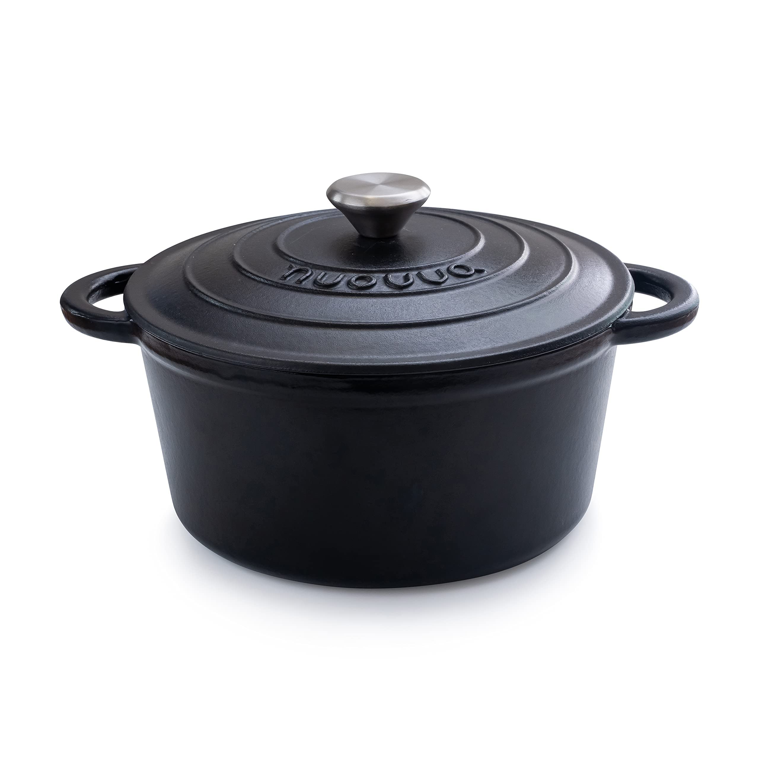 Cast Iron Pot with Lid NonStick Ovenproof Enamelled Casserole Pot
