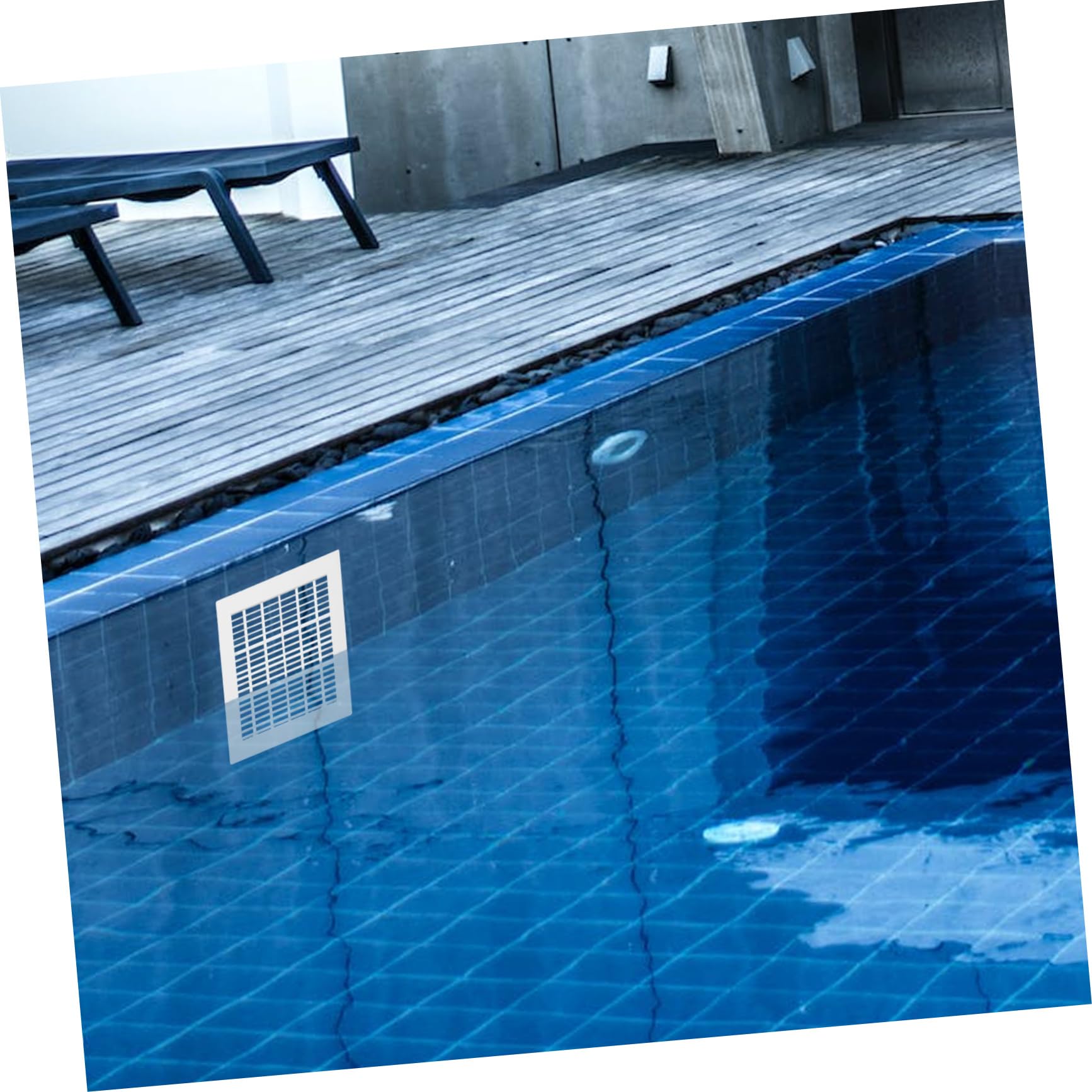 BESPORTBLE Cubierta Protectora de Desagües Sumidero Piscina de Plástico Cuadrada para Piscina, Tapa de Seguridad de Drenaje Que Mantiene Limpieza y Circulación Óptima