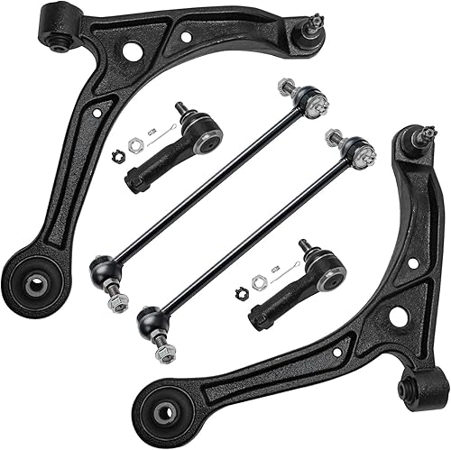 Miniatura 55 de Detroit Axle - Kit de suspensión delantera RWD para Chrysler 300 Dodge Charger Challenger Magnum 2 brazos de control superior con rótulas 2 rótulas