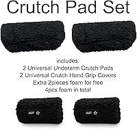 Vista 5 de SPRING SEAON Almohadilla de espuma viscoelástica para axilas y fundas de agarre para las manos, ajuste universal, transpirable, absorbe la humedad