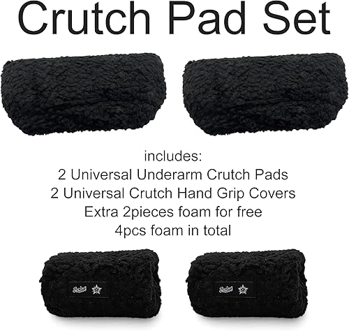 Miniatura 5 de SPRING SEAON Almohadilla de espuma viscoelástica para axilas y fundas de agarre para las manos, ajuste universal, transpirable, absorbe la humedad,