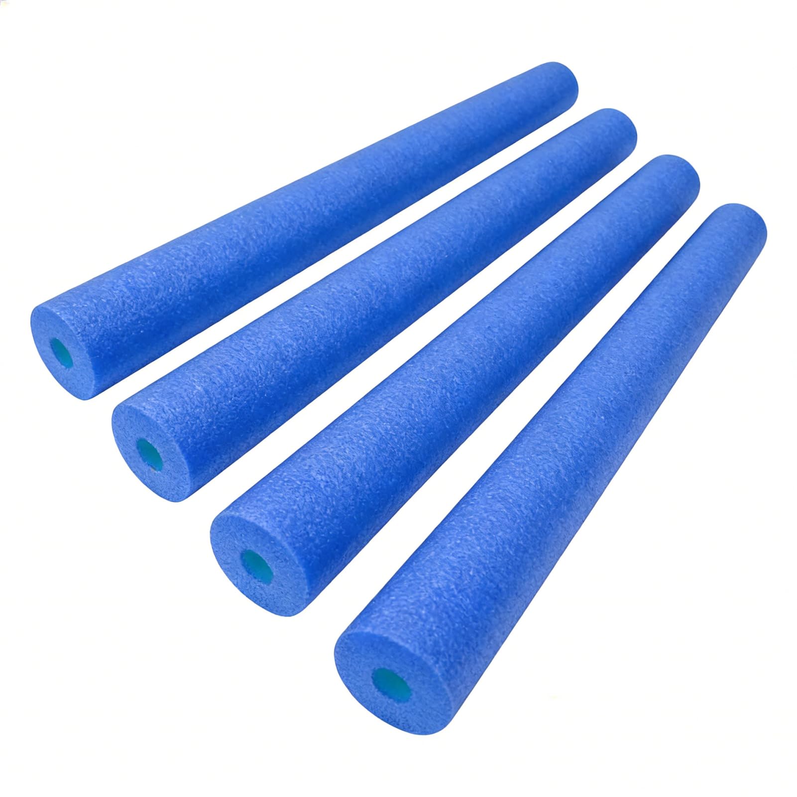 Pool Noodles, 4X120CM Hollow Foam Swimming Noodles, Soft Floating Swimming Pool Noodle Foam Sticks for Kids Adults, Flexible Float Aid Woggle Training Swim Noodle Foams Tube Exercise Water Toy