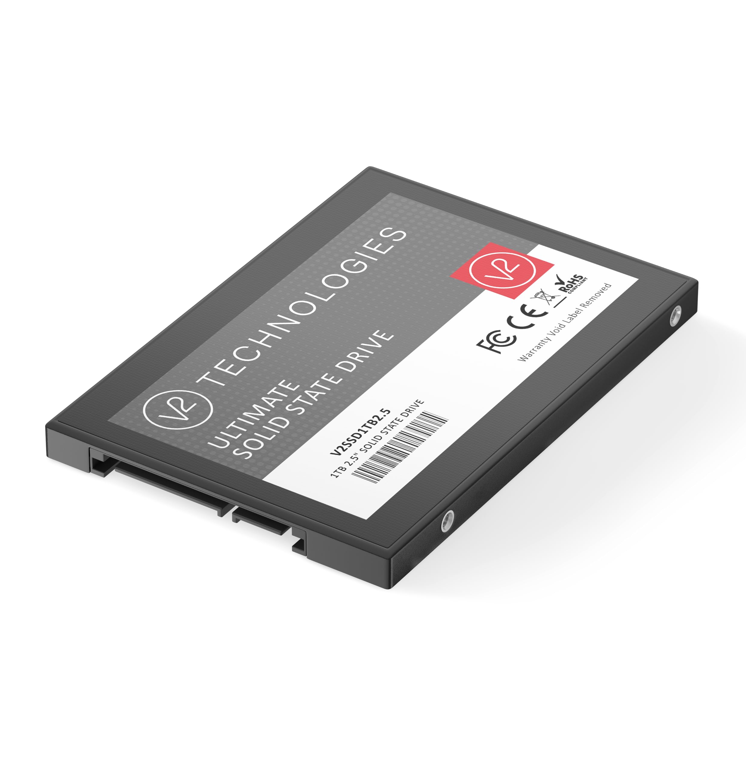 V2 Technologies 1TB SATA III 6Gb/s 2.5” SSD Drive - STA 6Gb/s Internal Solid State Drive, SLC Cache and DRAM Cache Buffer, 3D NAND