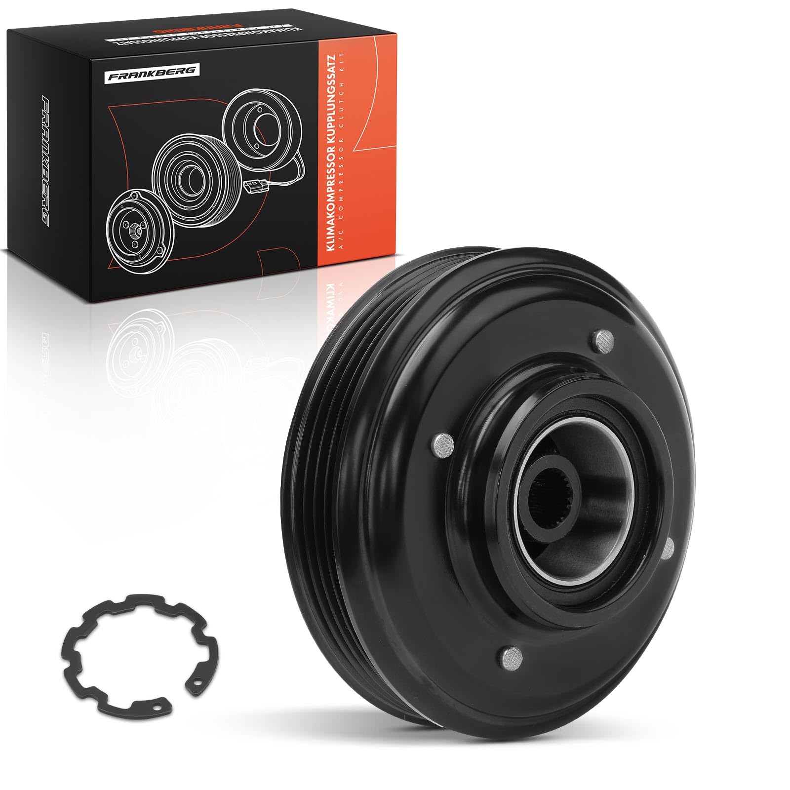 Frankberg Compresor Magnético AC Compatible con A4 Avant 8E5 1.9 TDI A4 8E2 1.9 TDI A6 Avant 4B5 4B6 1.9 TDI A4 Avant 8E5 1.9 TDI q.u.a.t.t.r.o A6 4B2 4B4 1.9 TDI 8E0260805AB,8E0260805D