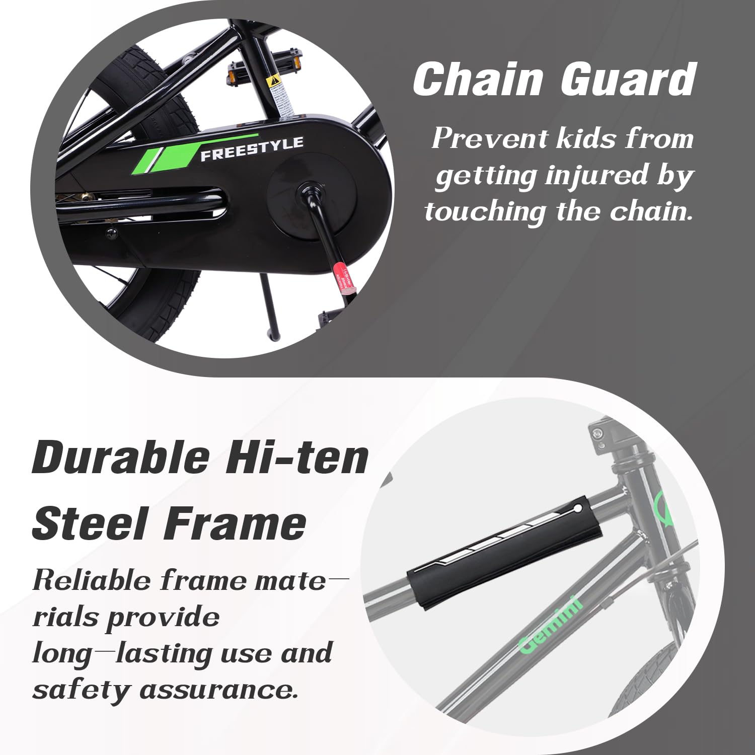 AVASTA BMX bicicletta bambini 12 14 16 pollici stabilizzatori