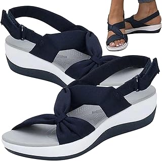 Sandálias Ortopédicas Femininas - suporte arco ortopédico feminino confortáveis,verão com sola ergonômica para caminhadas na praia caminhadas ao ar livre Kumprohu