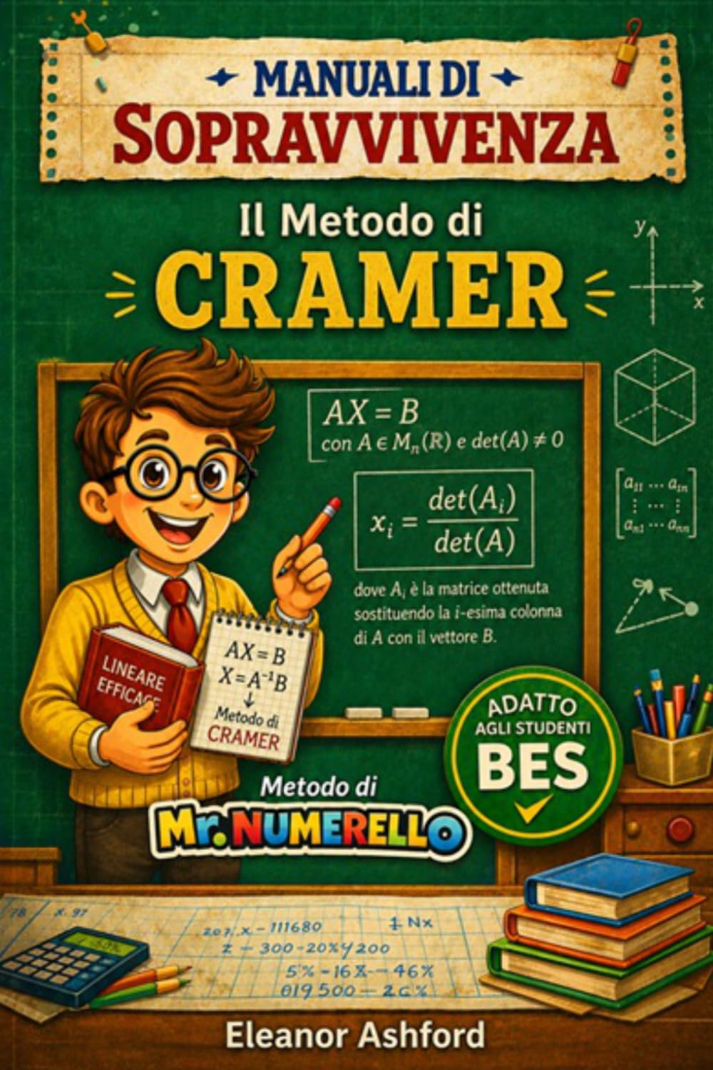 Il Metodo di Cramer: Manuali di Sopravvivenza - Il metodo di Mr Numerello (Manuali di Sopravvivenza di Mr Numerello - Capire senza tutor)