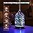 3D Glass Star Aromatherapy Diffuser 160ml ultrasonic Cool Mist Scent Aroma Essential Oil Diffuser Humidifier with Intermittent Mist & LED 7 Colorful Changing Night Light for Home Dcor
