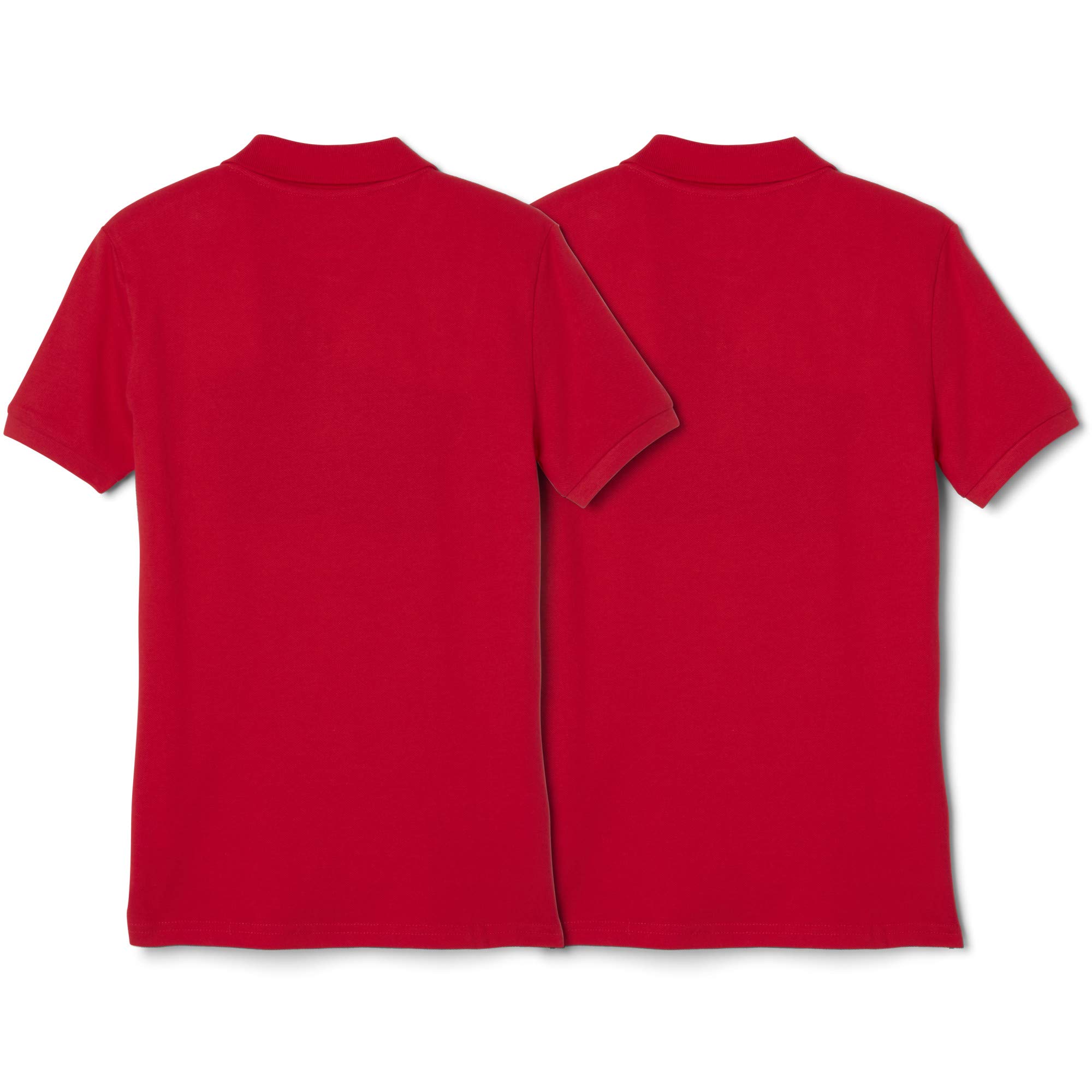 French Toast Short Sleeve Stretch Pique Polo - 2 Pack Polo para Uniforme Escolar Niñas