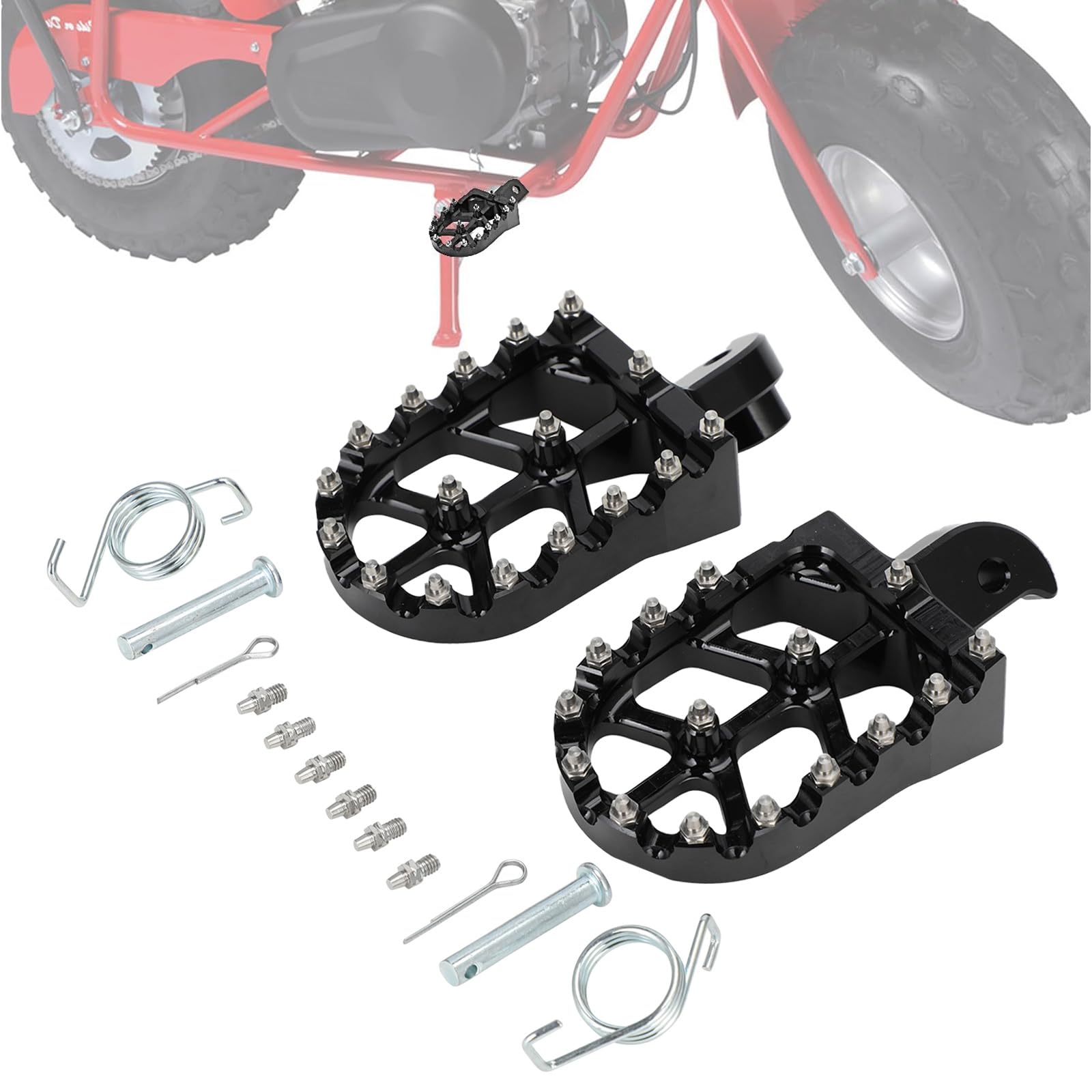 coleman mini bike foot pegs IUVWISN CNC for CT200U CT200U-EX BT200X CT100U Mega Moto Trail 100cc 212cc 196cc Black,Wider MX Style Footpegs Foot Rest : Automotive Fenix E35 V3.0 both left Color:Supernatural Hot Perch Fjallraven Bag